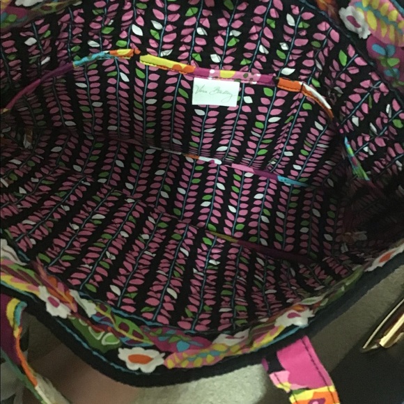 Multicolored Vera Bradley tote bag - Picture 3 of 3